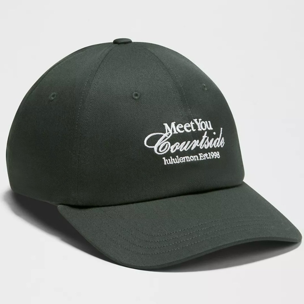 Lululemon Classic Ball Cap *Tennis Club in Rainforest Green/White